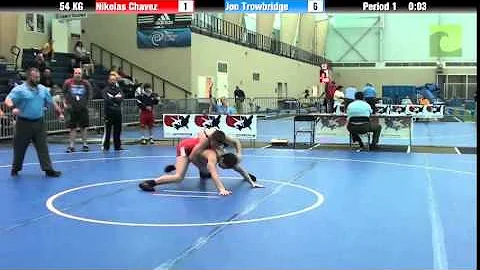 FILA Cadet 54 KG Nikolas Chavez vs. Jon Trowbridge