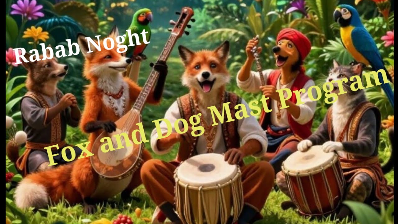 A short Story of Fox and a dog In a jungle || Feel boring alone || Fox,dog and other animal