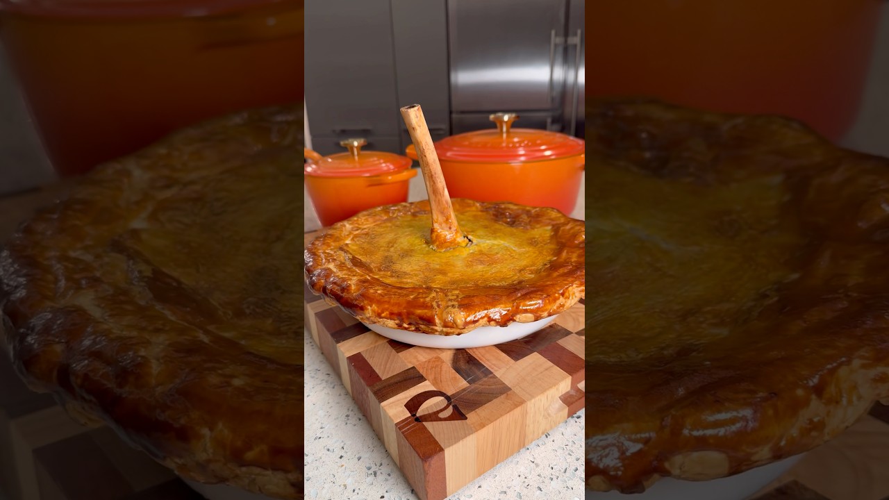 Lamb Shank Pie with @lecreusetUS 😍🔥 #shorts