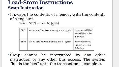 SWAP instruction