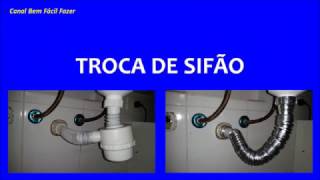 Troca De Sifão Com Vazamento