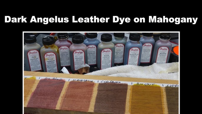 Oxblood/Winetone/Brick Angelus Leather Dye for Woodworking and Luthier Work  