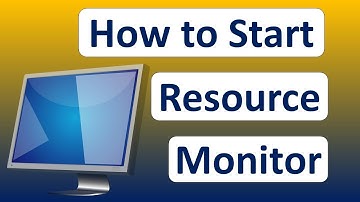 How to Start Resource Monitor in Windows 10/8.1/7