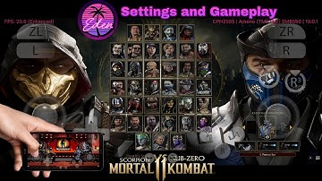 Mortal Kombat 11 Android Eden Emulator (NS) Settings And Gameplay