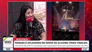 Information COM MORAES NA PLATEIA, ALCIONE DEDICA SHOW A MINISTRO News