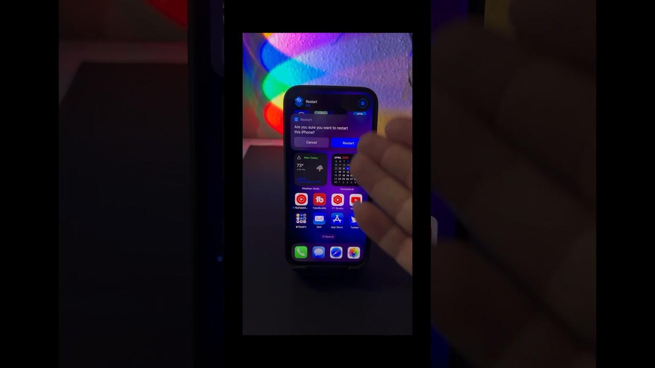 How to - Restart your iPhone Quickly without the Power Button!