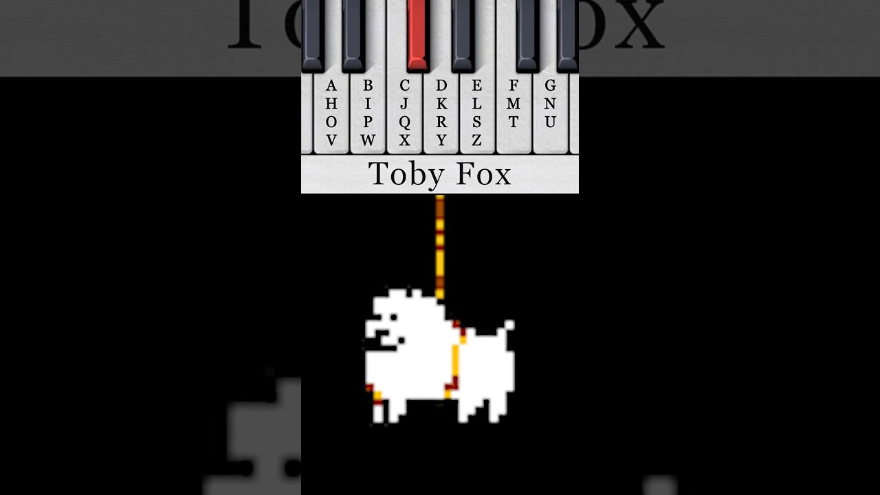 If Toby Fox had his own musical motif! #deltarune #piano #jingle