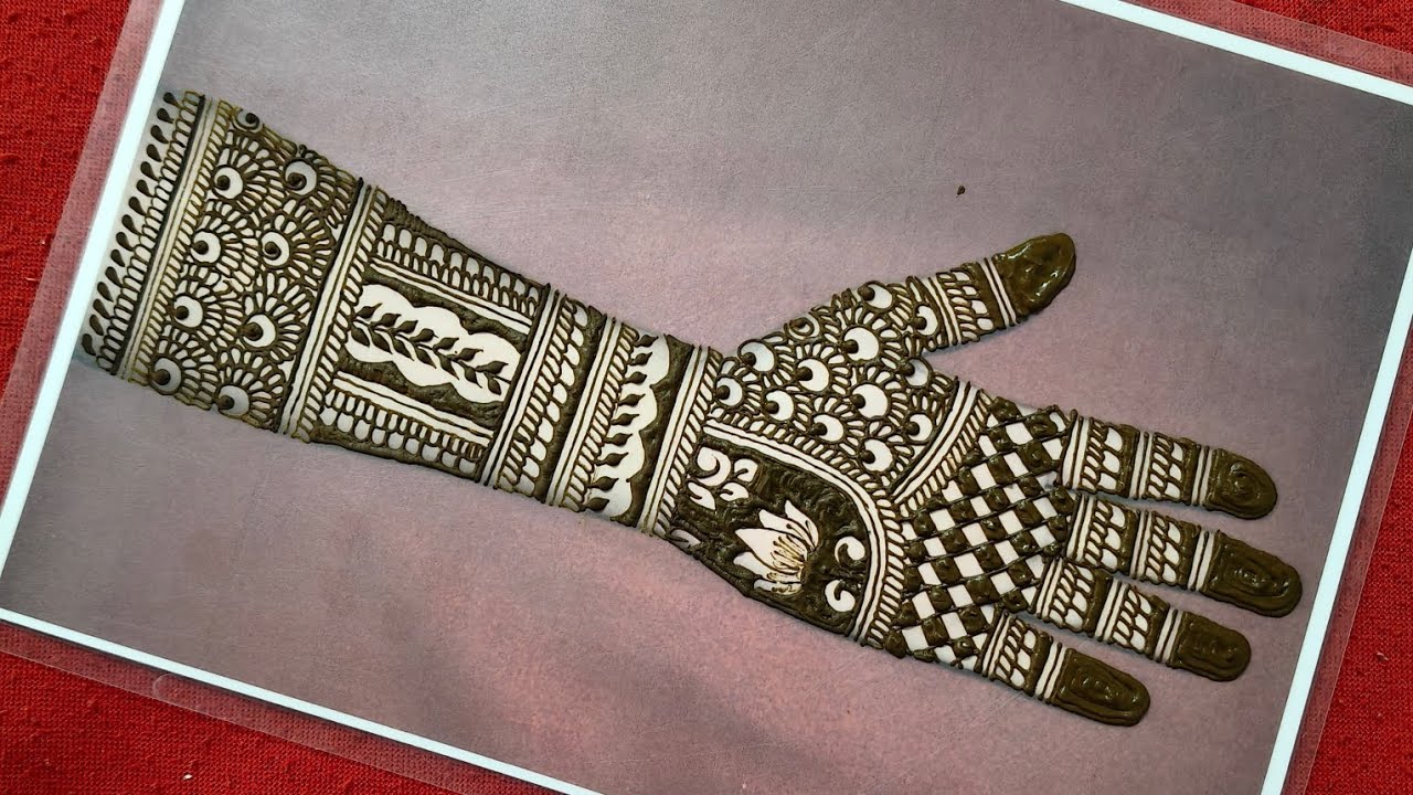 Most beautiful Mahndi design full hand ll New Mahndi design ll easy and beautiful Full Frand Mahndi 