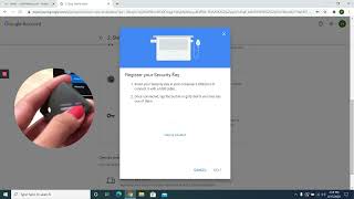 Setting up U2F for Google account