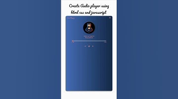 #html #css #javascript create music player using html css & javascript https://youtu.be/KbR_-ozbMMI