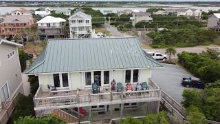 Drone footage Topsail Island Beach