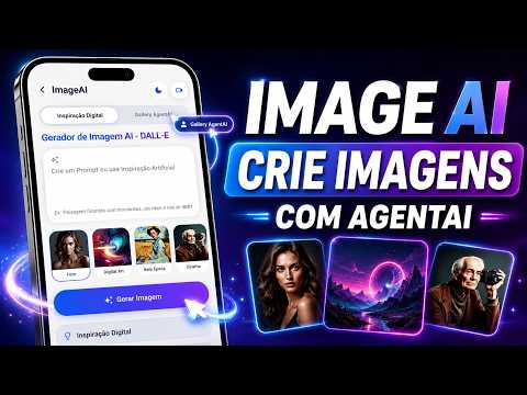Crie imagens com IA automaticamente — AgentAI + Gallery ImageAI