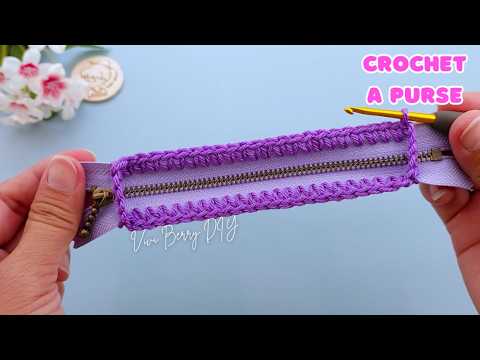 Simple and Easy Crochet Purse Very Useful | Vivi Berry DIY