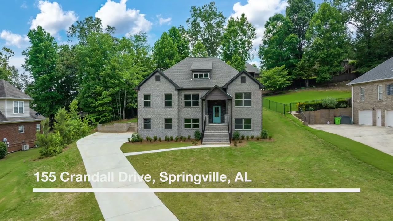 155 Crandall Drive, Springville, AL 35146 Homes for Sale YouTube