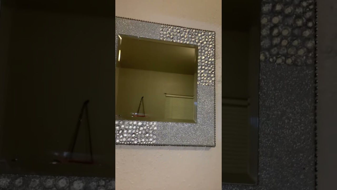 Rhinestone Glam Decor Mirror 😍 