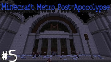 Minecraft Metro Post Apocalypse #5:Flooded Tunnels and a River of Death!