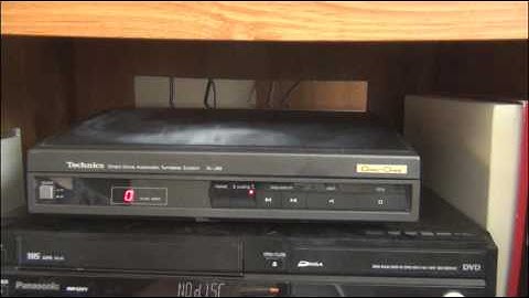 Technics SL-J92 linear tracking turntable unboxing/overview.