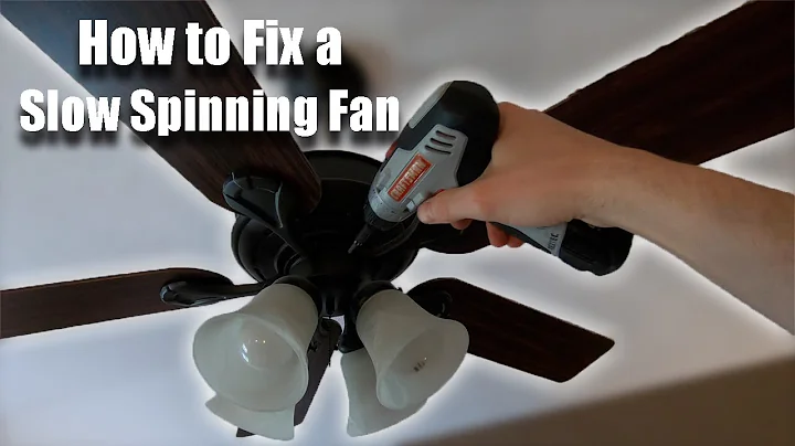 Ceiling Fan Spinning Slow Repair - Easy DIY Fix - DayDayNews