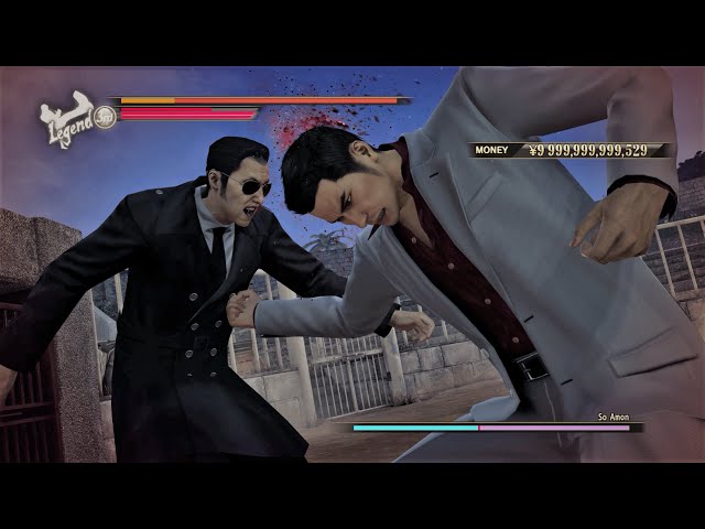 Yakuza 0 - Secret Boss: So Amon (NO DAMAGE) [Legend] (Critical Health) (4K | 3840x2160) class=