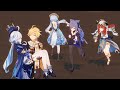 Run away from the scary girls (Genshin Impact)