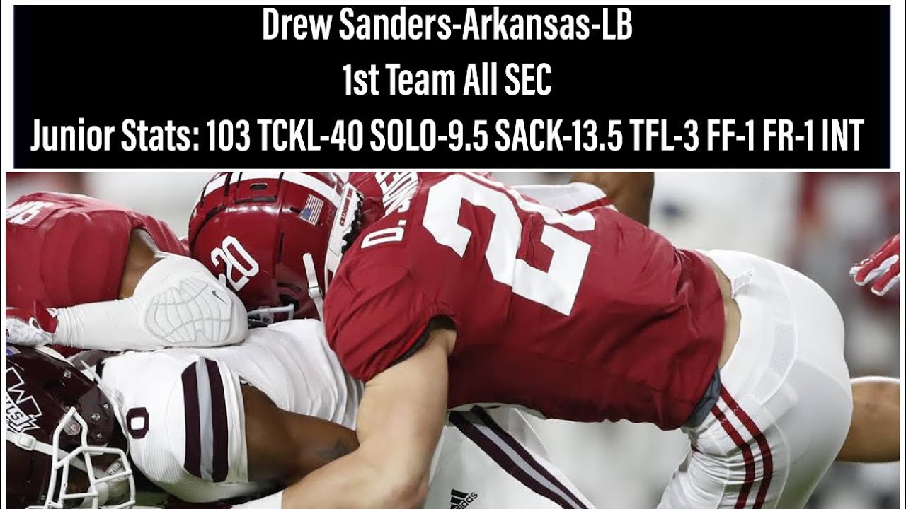 Drew Sanders Junior Season HighlightsArkansas LB20222023 CFB Season