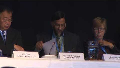 IPCC AR5 WGI Opening Session