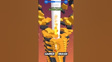 How to Play  Mobail Game on phone📲|| Stack ball 😱Level 192 || #shorts #youtubeshorts #gamingvideos