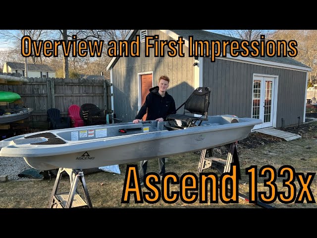 EXCLUSIVE FIRST LOOK NEW Ascend 133X Tournament Kayak 