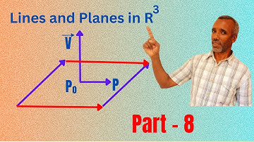 Applied Mathematics I | Lines and Planes in 3D | Part - 8