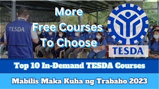 Top 10 In-Demand Tesda Courses To Land A Job Fast Local & Abroad in 2023 - Check Other Free Courses