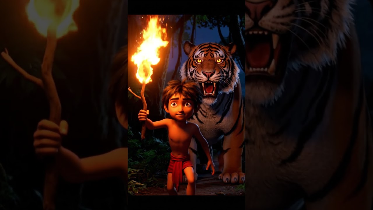 Mowgli’s Jungle Adventure: Brave Boy, Fierce Tiger, and Unbreakable Friendship