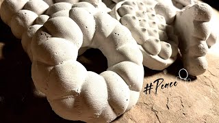 ASMR | New | Nightshoot of Chalk Dey Floor and Claypot Crumbling with Dust Play | Peaceful Energy 🪽