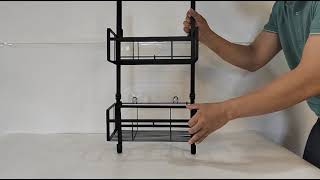 2 Tier Over The Door Shower Caddy