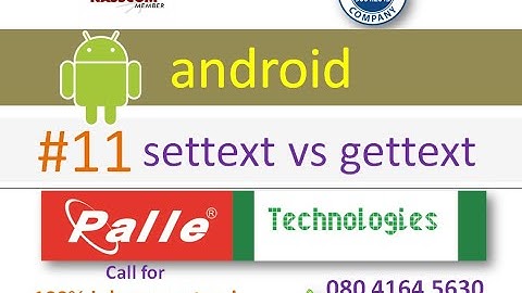 settext vs gettext