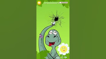 Fun game for Kids - Tap the fly with Dino #shorts