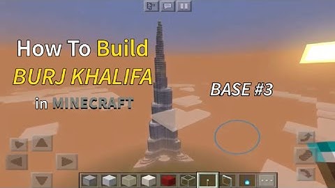 How to build Burj Khalifa in Minecraft - step by step guide. | Part 3/9 - Base #3