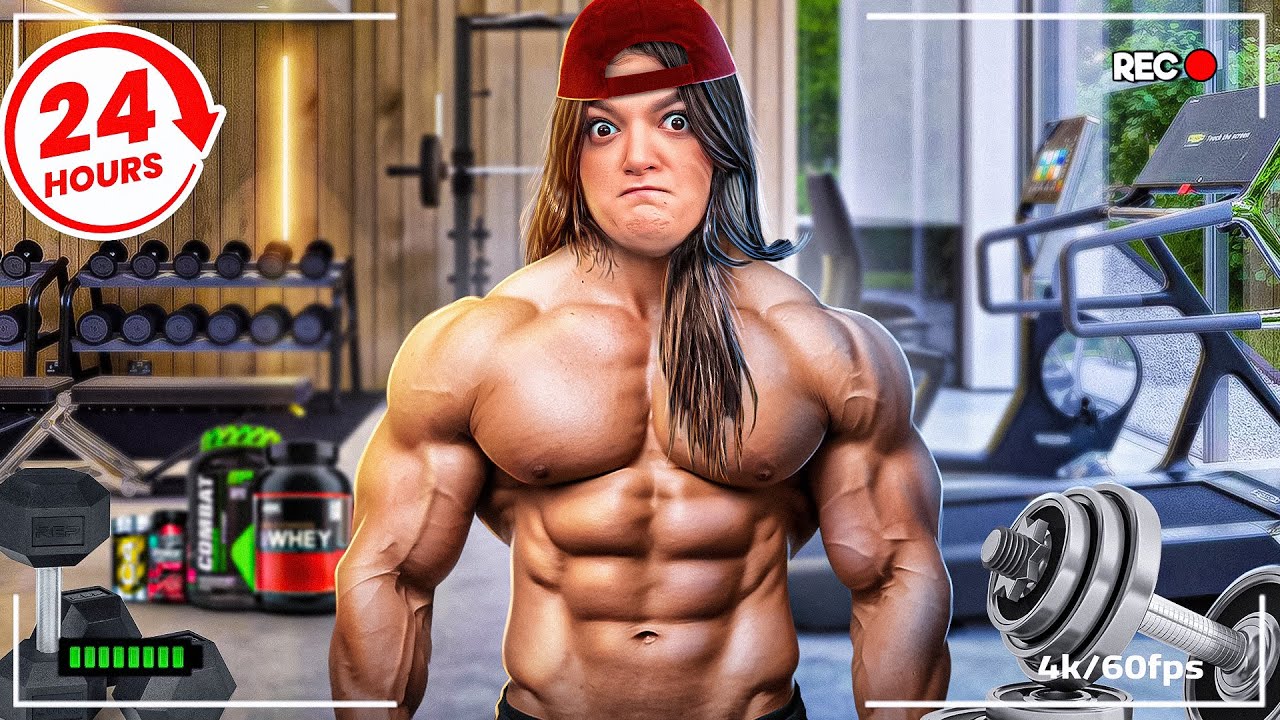 ۲۴ ساعت زندگیمو دادم دست مربی😭🏋️‍♀️🔥 (پشیمون شدم)؟!