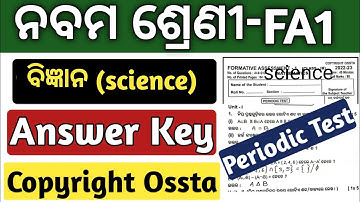9th class fa1 question paper science 2022 // fa1 question answer