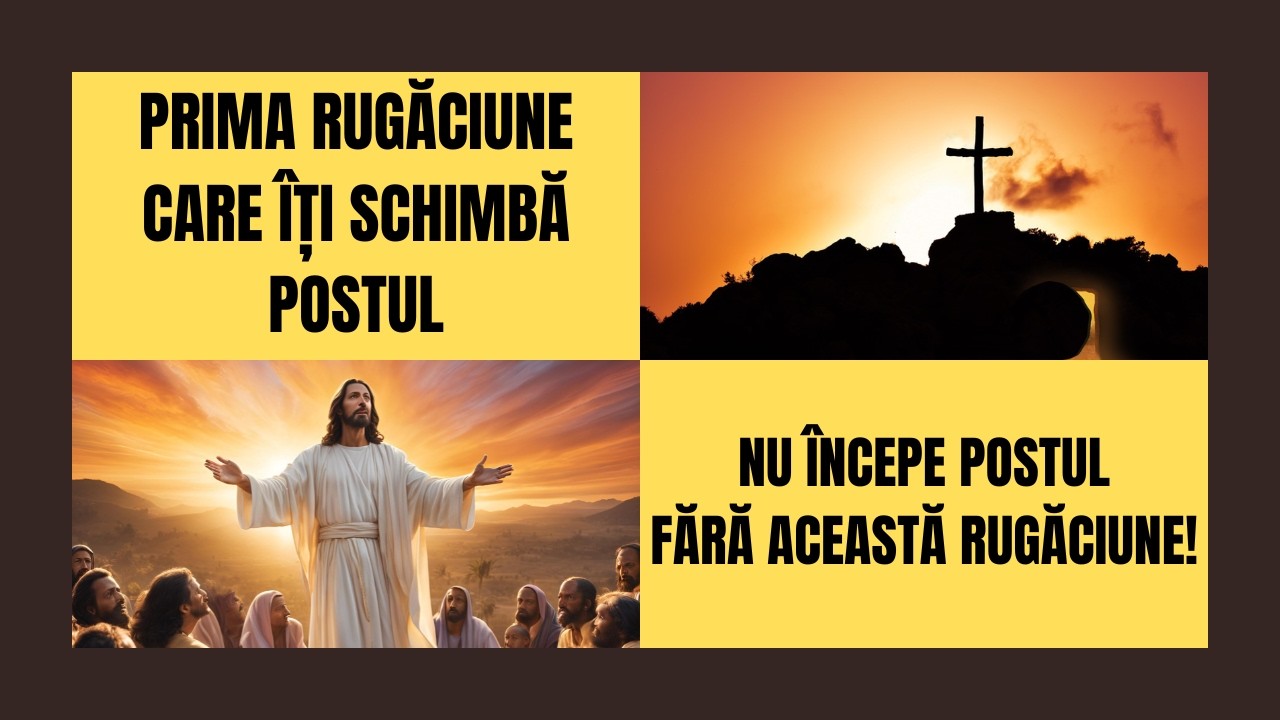 Prima rugăciune a Postului Paștelui care îți schimbă viața – ASCULT-O AZI ȘI VEI VEDEA MINUNI 🙏