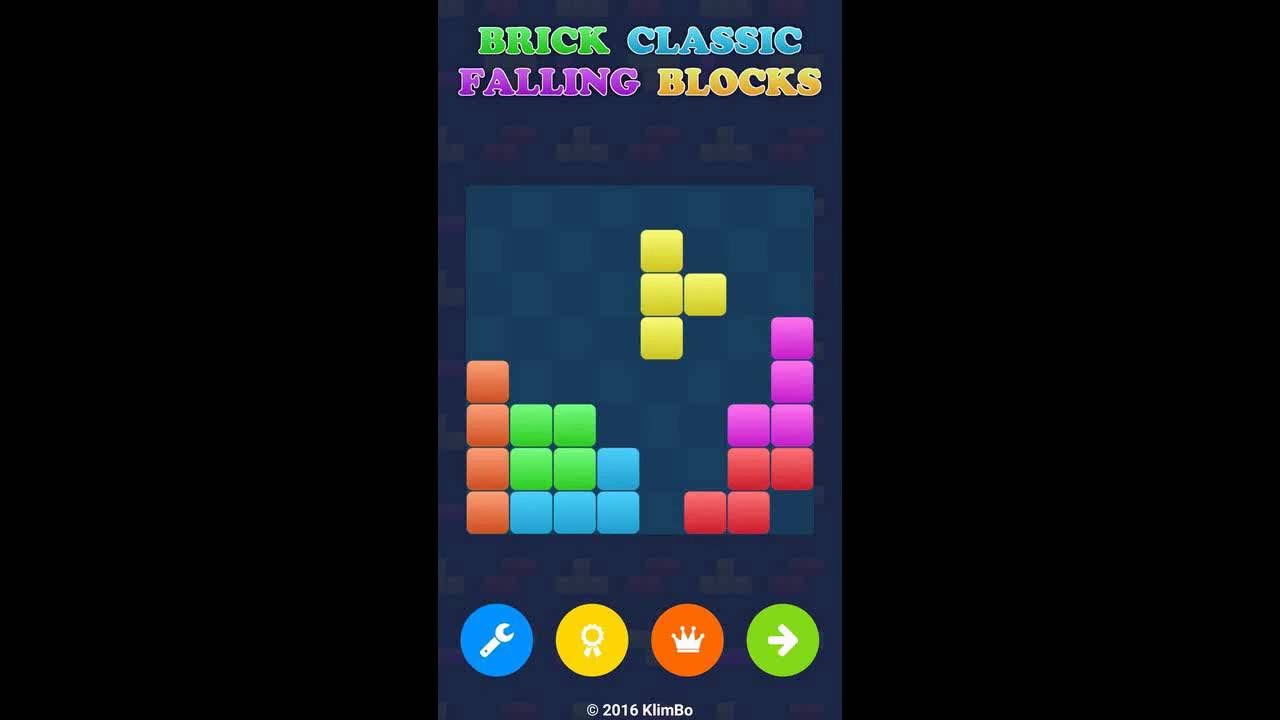 Brick Classic Falling Blocks YouTube
