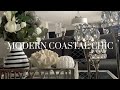 DECORATE WITH ME!! HOW TO DECORATE FOR SUMMER|SUMMER COFFEE TABLE DECOR 2020|COASTAL MODERN CHIC