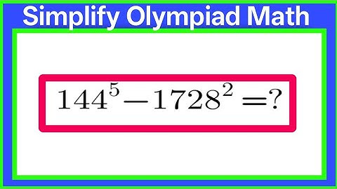 Simplify Olympiad Math problem | step -by-step explanation | Can you solve it?