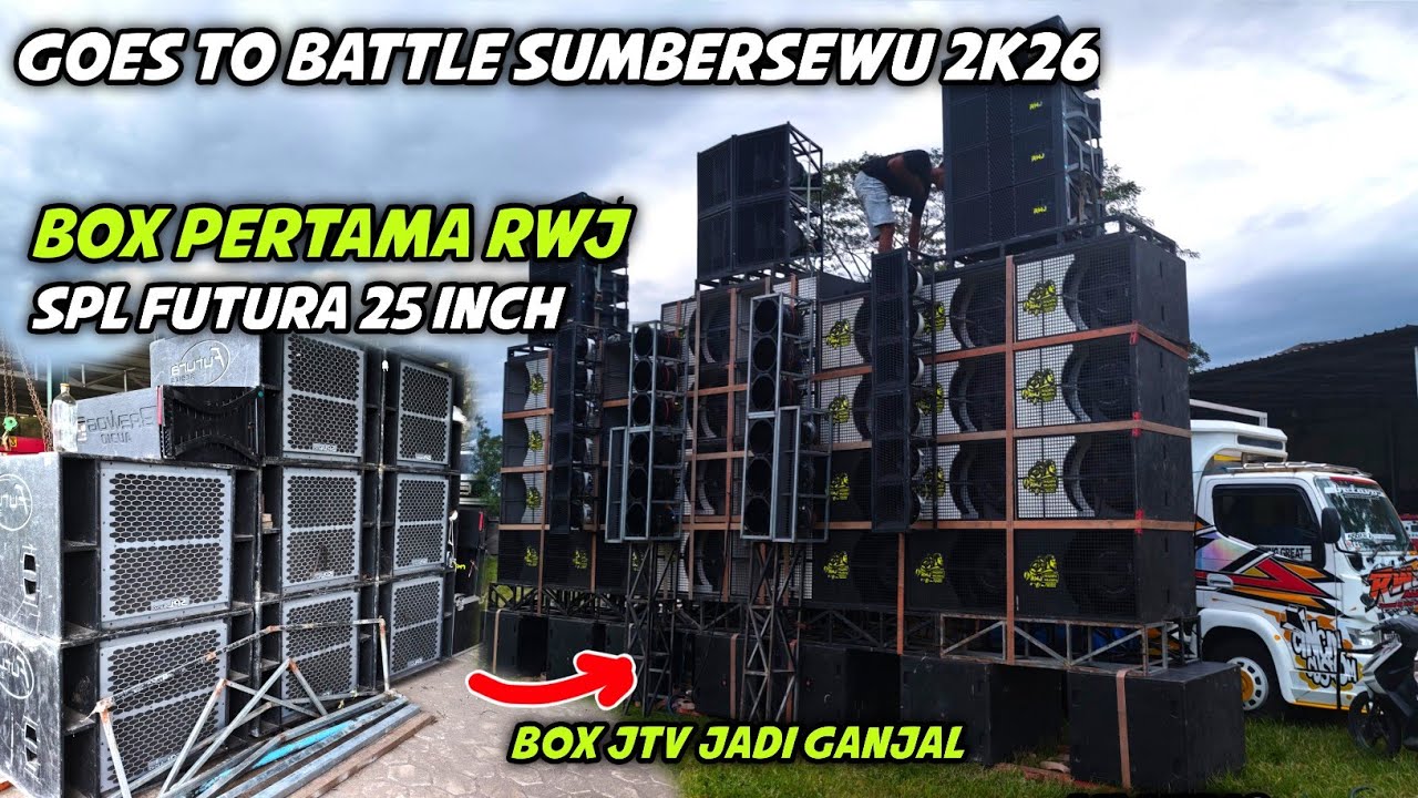 Grebek Markas RWJ,, Persiapan Battle Sumbersewu, Ternyata masih menyimpan box SPL 25 inch 