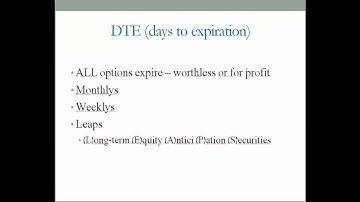 intro to options presentation - KevinS from James16group