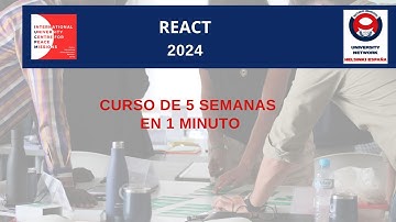 REACT 2024: 5 weeks course in 1 minute