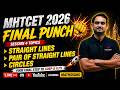 MHT CET 2026 Maths Most Important Questions |Straight Lines, Pair of straight lines, circles