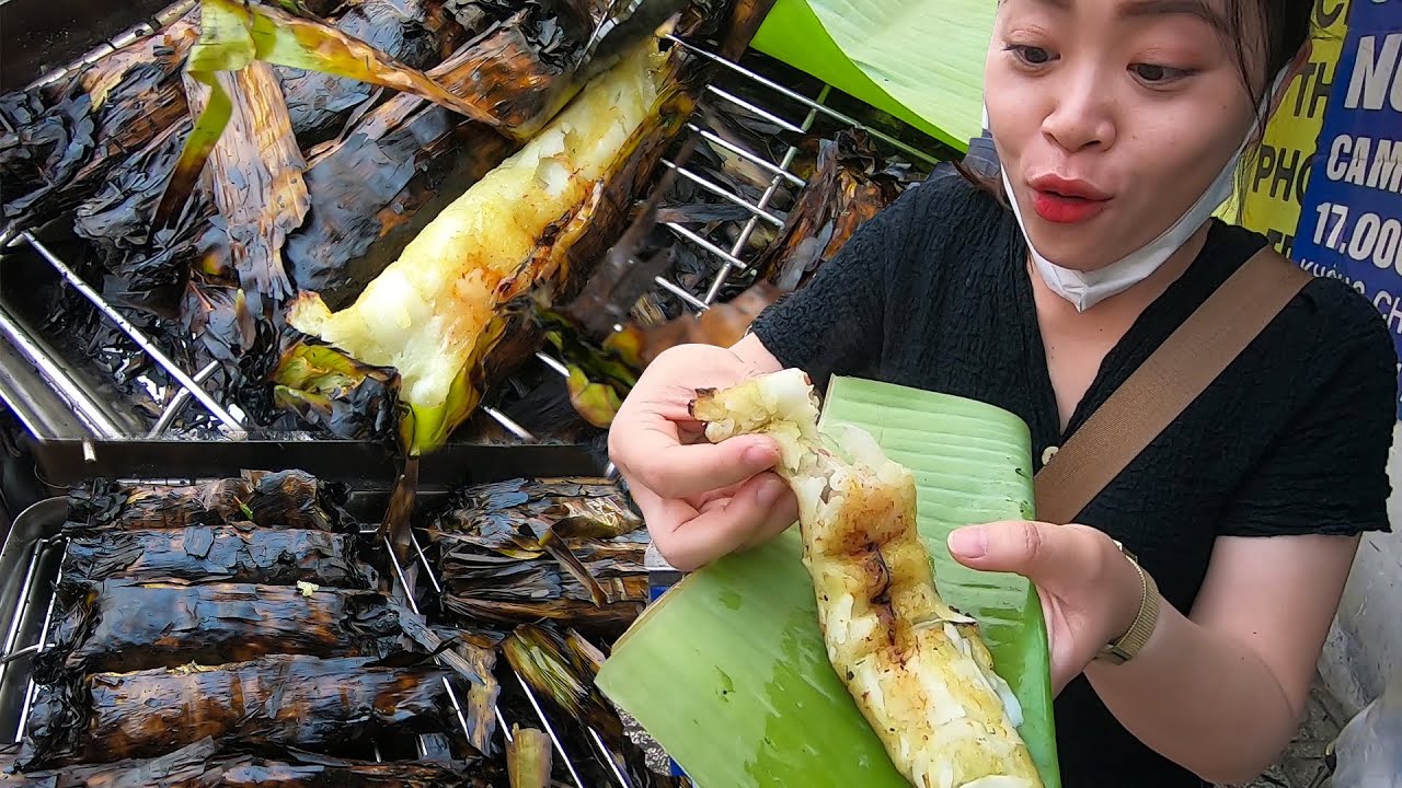 Lạ Kì Chuối Nếp Nướng Campuchia 