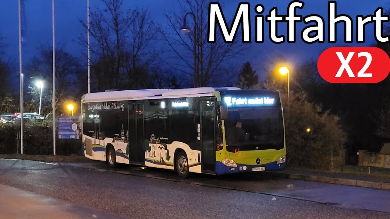 Mitfahrt | Mercedes-Benz Citaro C2 LE Ü | Linie X2 | Bad Belzig, Busbhf. - Wittenberg, Fleischerstr.