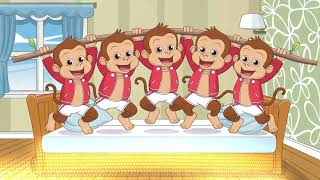 STOP Singing the Wrong Nursery Rhymes! Five Little Monkeys – Fun Counting Song for Kids! 🐒🎶🛏️
