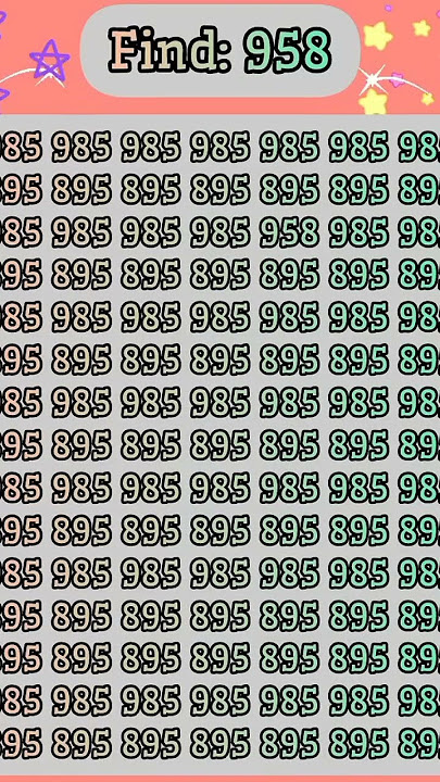 Only_5__can_find_958_in_under_5_sec._#maths_#123_#find_#games_#oddoneout_#mathstricks_#eyetest(720p)